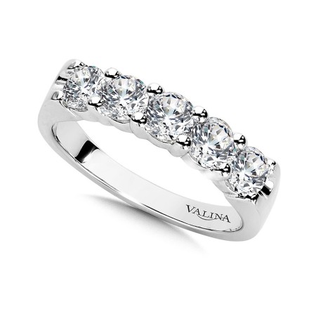 1.25 Carat 5-Stone Statement Diamond Wedding Band - WBD011-W