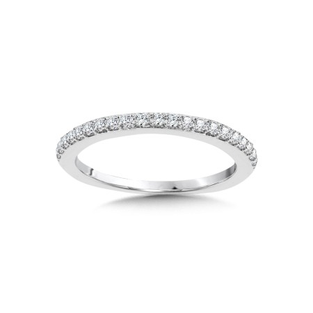 Pave Set Diamond Wedding Band