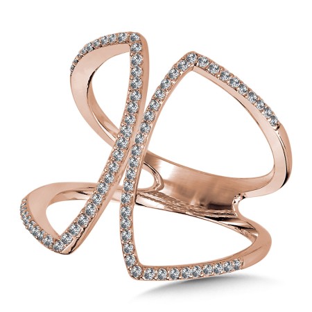 Split Shank Diamond Ring