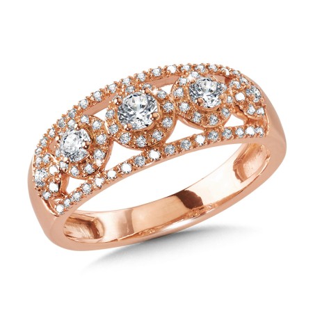 Round Five-Stone Diamond Ring