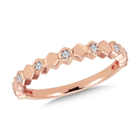 10K Geometric Stackable Band