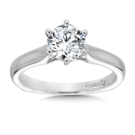 Classic Elegance Six-Prong Round Solitaire Engagement Ring