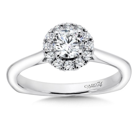 Classic Elegance Collection Halo Engagement Ring