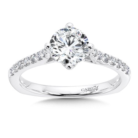 Engagement Ring With Side Stones