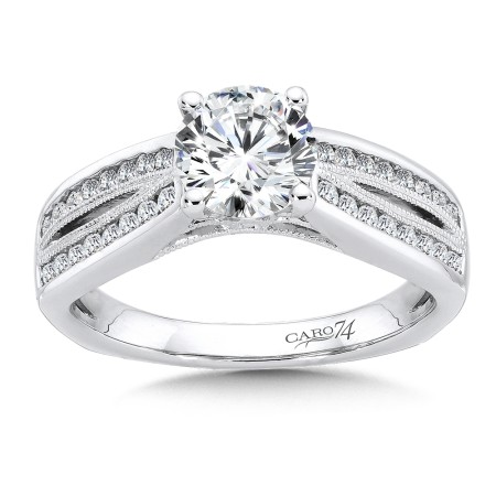 Split Shank Engagement Ring