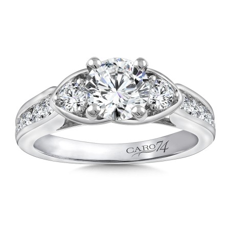 3-Stone Diamond Engagement Ring