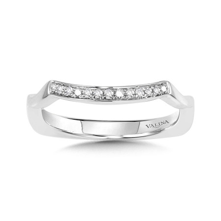 Diamond wedding band.