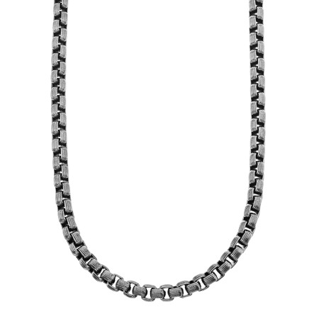 Men's Esquire Steel Box Chain Necklace