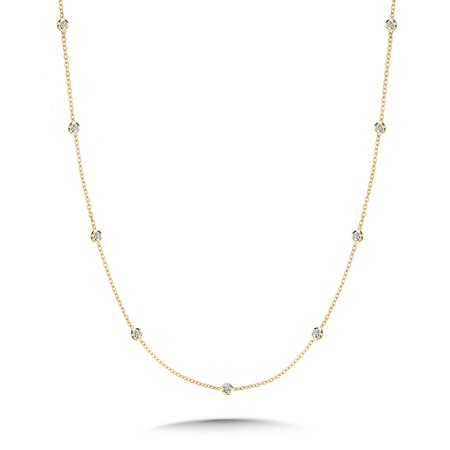 18" Diamond Links Necklace (1/2 ctw)
