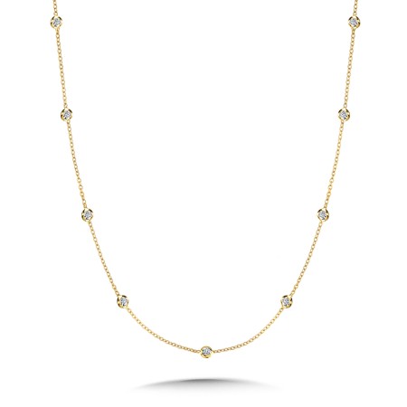 18" Diamond Links Necklace (3/4 ctw)