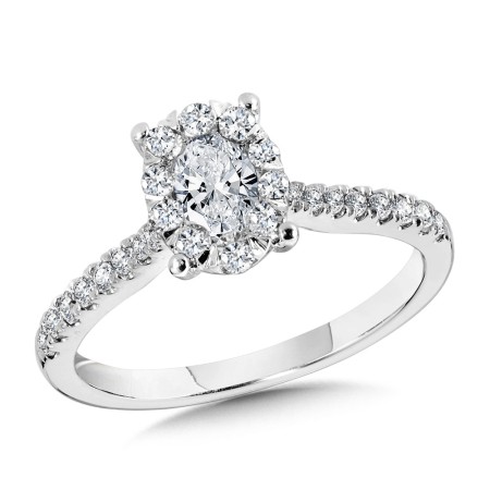 Oval Diamond Mirage Engagement Ring | BDD2556E-W