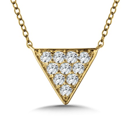 Triangle Diamond Necklace