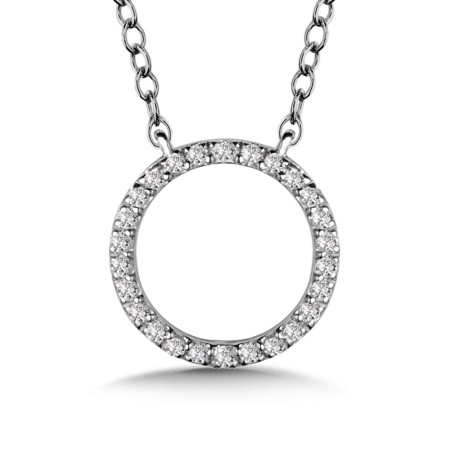 Circular Diamond Necklace