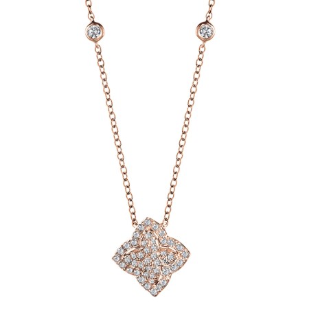 Floral Diamond Pendant