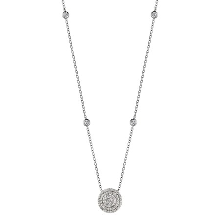 Circle Diamond Pendant