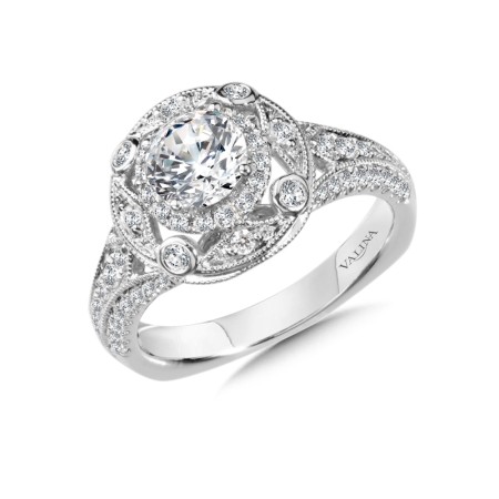 Halo Engagement Ring