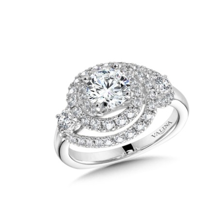 Halo Style Diamond Engagement Ring