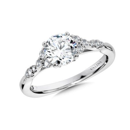 Diamond Engagement Ring With Side Stones