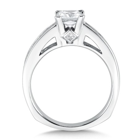 Diamond Engagement Ring with Side Stones