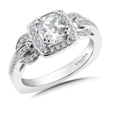 Diamond Halo Engagement Ring