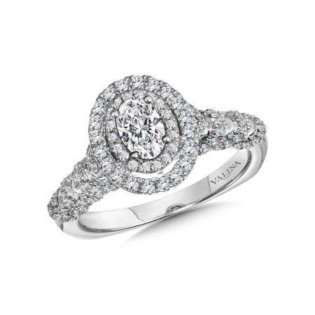 Halo Engagement Ring
