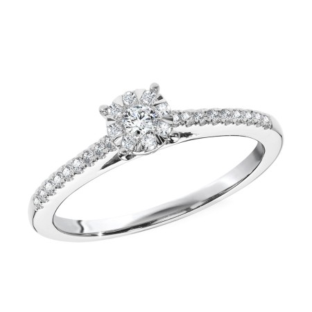 Round Diamond Mirage Engagement Ring | BDD2550E-W