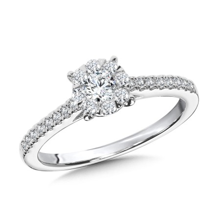 Round Diamond Mirage Engagement Ring | BDD2551E-W
