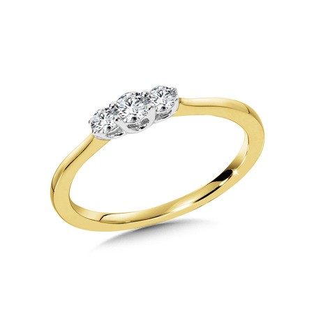 3-Stone Diamond Engagement Ring