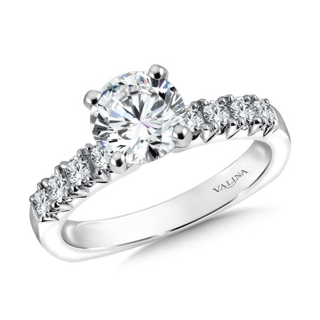 Valina Five-Stone Straight Engagement Ring - R1087W