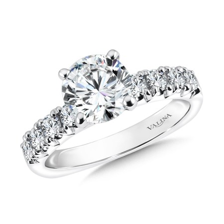Valina Five-Stone Straight Engagement Ring - R1088W