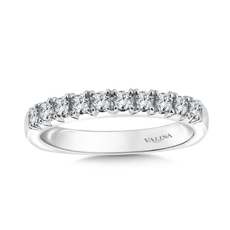 Valina Straight Diamond Wedding Band - R1087BW