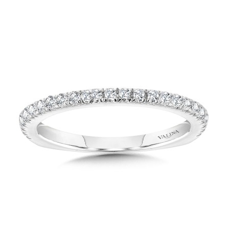 Valina Straight Diamond Wedding Band - R1091BW