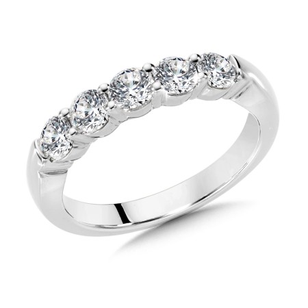 0.25 - 1.00 CTW - Prong Set Round Diamond Wedding Bands