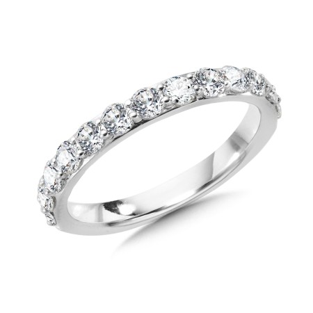 1.00 - 0.15 TDW - Prong Set Round Diamond Wedding Bands